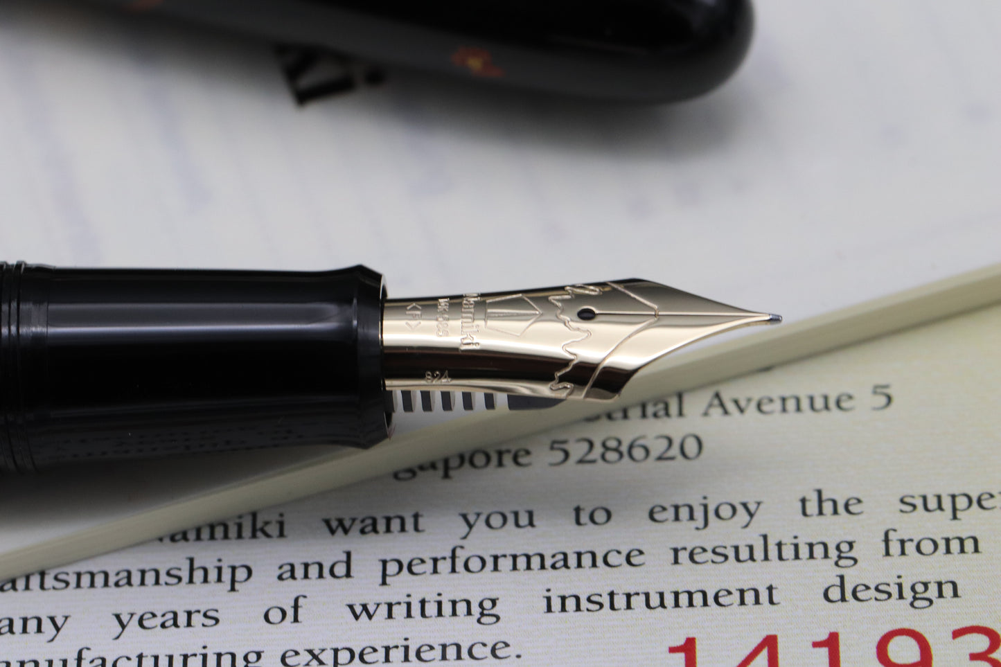 Namiki Tradition Flower Basket Fountain Pen - INKED ONCE