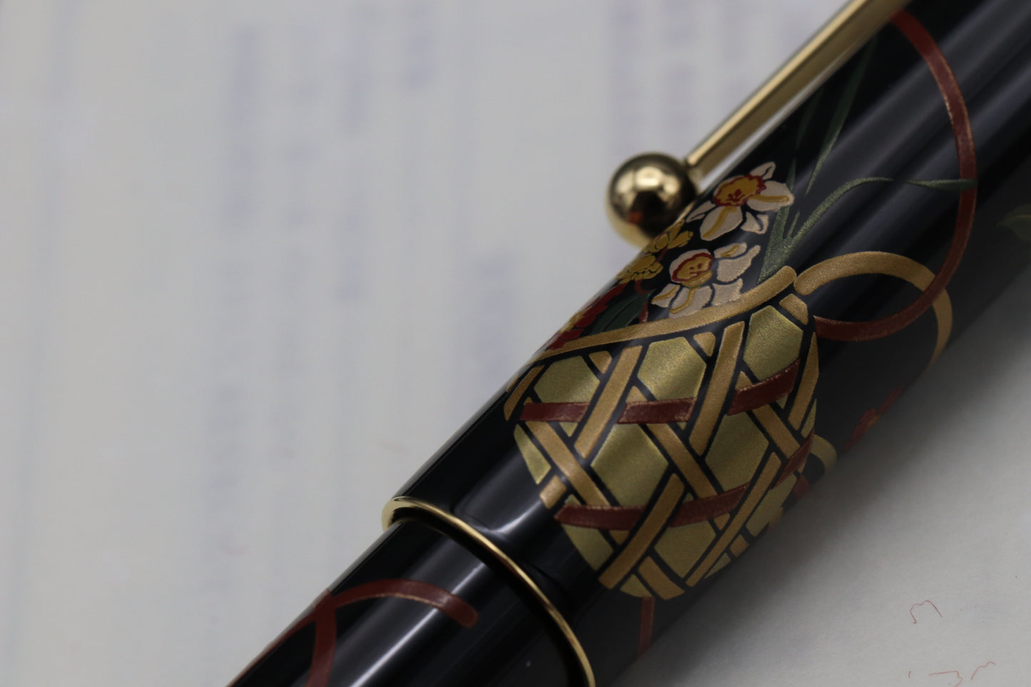 Namiki Tradition Flower Basket Fountain Pen - INKED ONCE