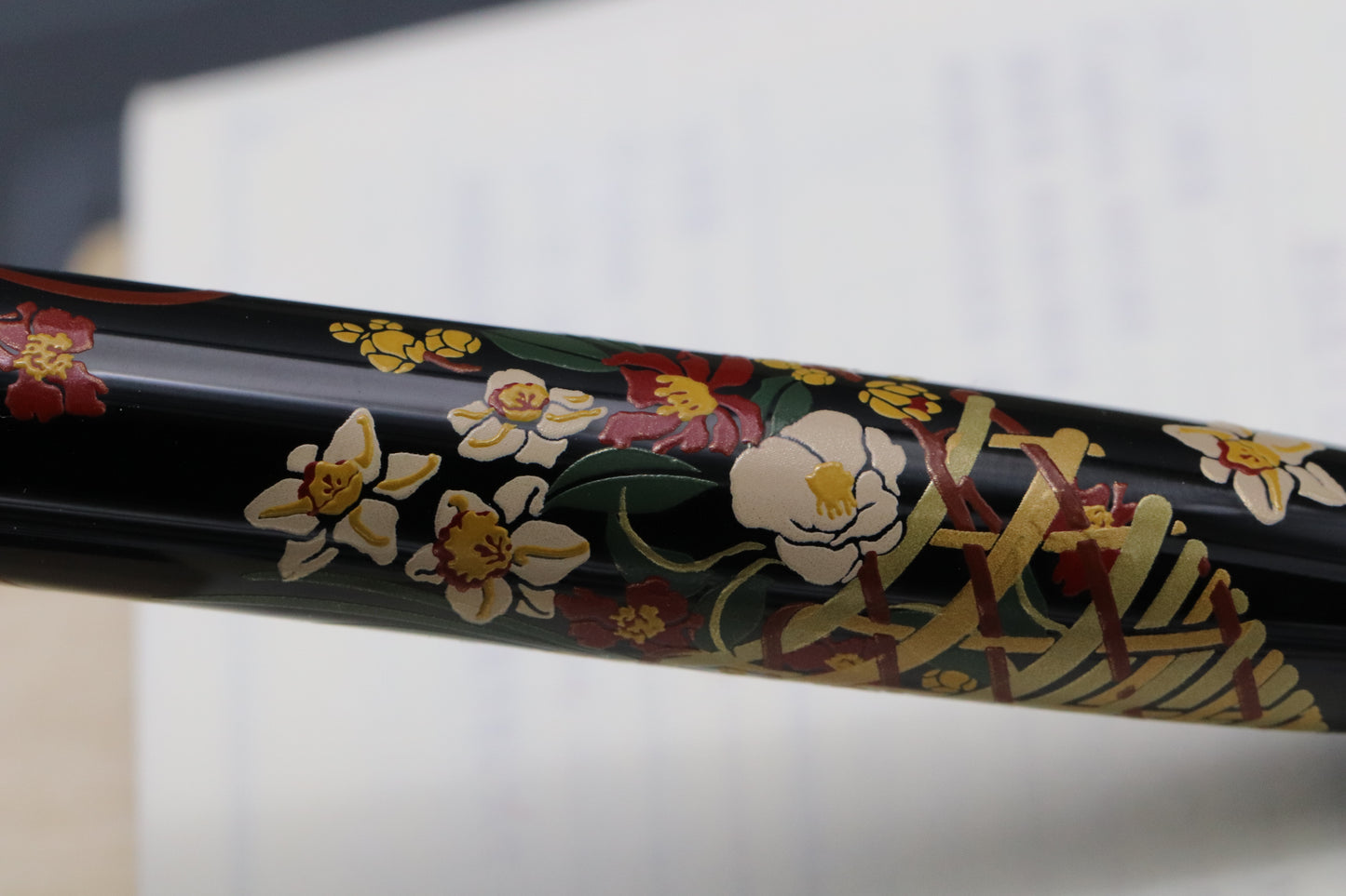 Namiki Tradition Flower Basket Fountain Pen - INKED ONCE