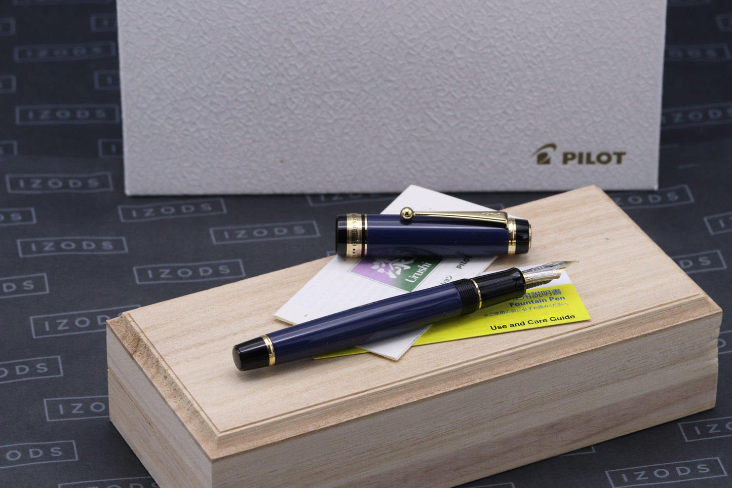 Pilot Custom 845 Urushi Blue Fountain Pen - INKED ONCE