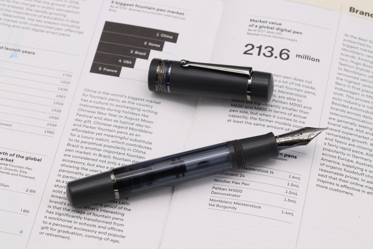 Delta Prestige Matte Limited Edition Fountain Pen - #8 Nib