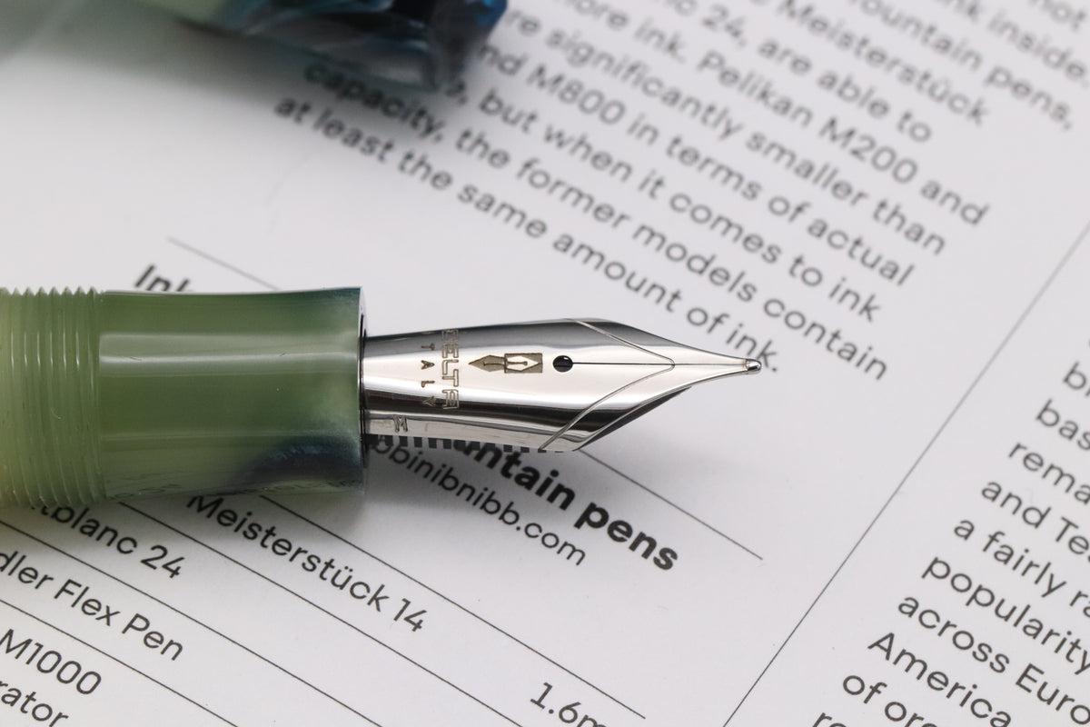 Delta Dune Horizon Palladium Trim Fountain Pen
