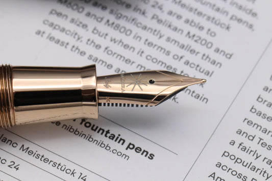 Maiora Ultra Ogiva Golden Age Fire Rose Gold Fountain Pen