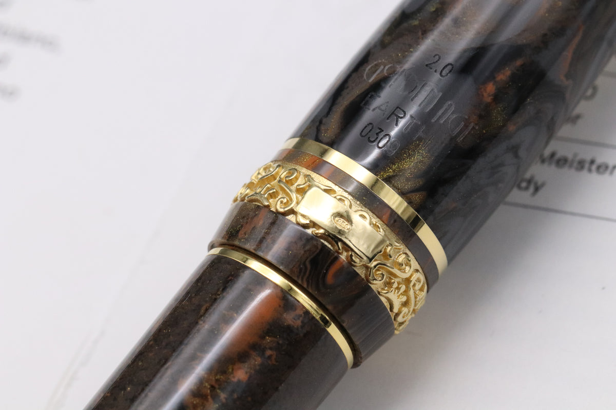 Maiora Ultra Ogiva Golden Age 2.0 Earth Gold Trim Fountain Pen