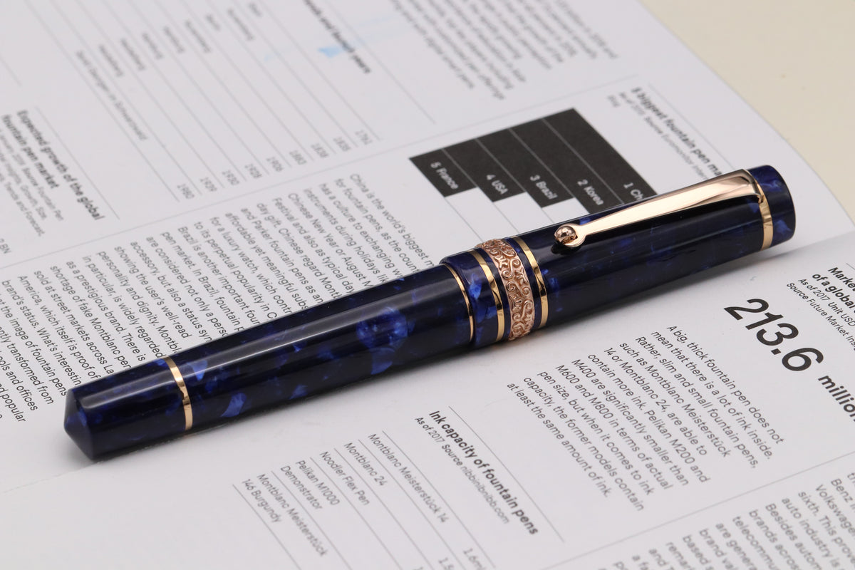 Maiora Alpha Capri Limited Edition 38 Fountain Pen - 14k Nib
