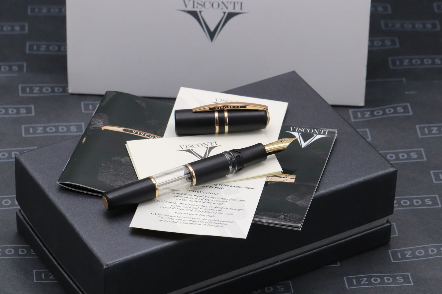 Visconti Homo Sapiens Bronze Age Crystal Dream Fountain Pen - 18k Medium Nib