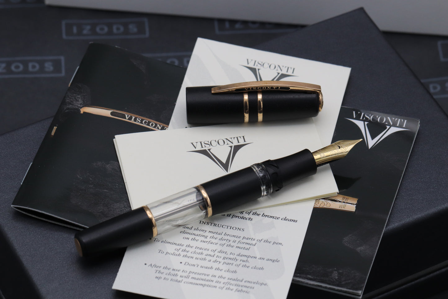 Visconti Homo Sapiens Bronze Age Crystal Dream Fountain Pen - 18k Medium Nib