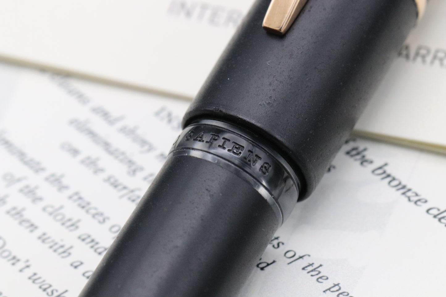 Visconti Homo Sapiens Bronze Age Crystal Dream Fountain Pen - 18k Medium Nib
