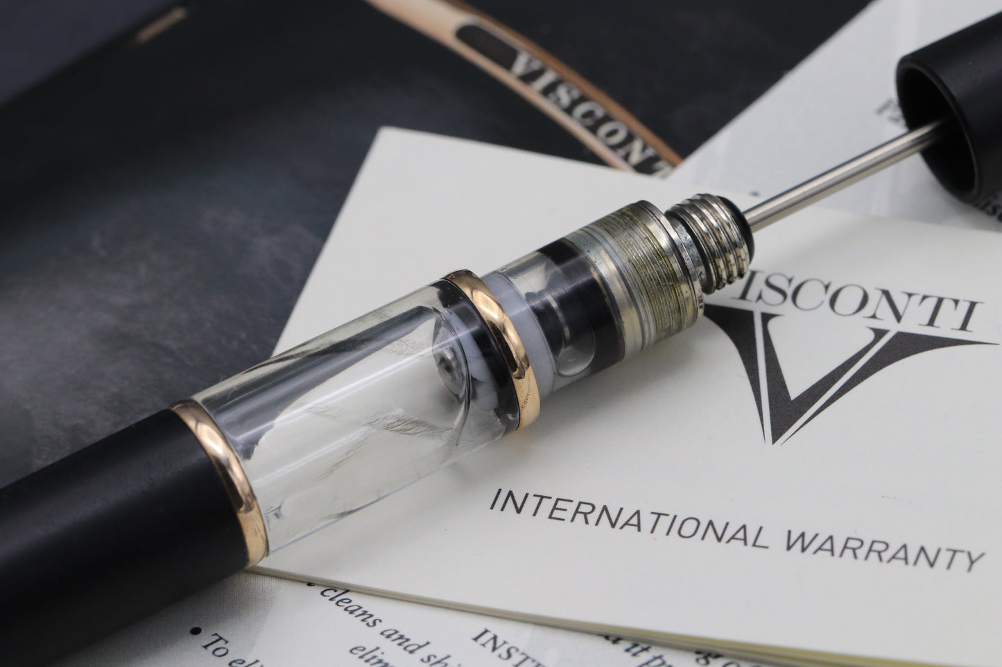 Visconti Homo Sapiens Bronze Age Crystal Dream Fountain Pen - 18k Medium Nib