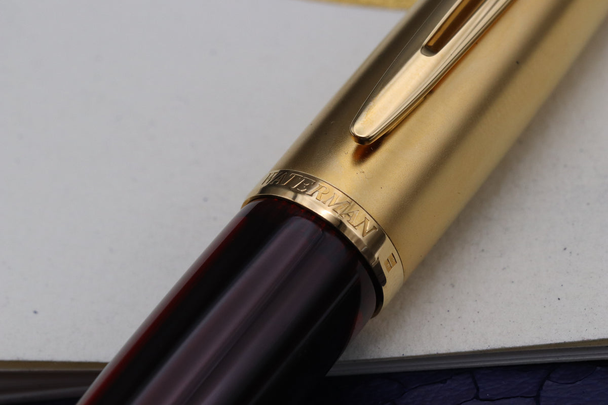 Waterman Edson Ruby Red Fountain Pen