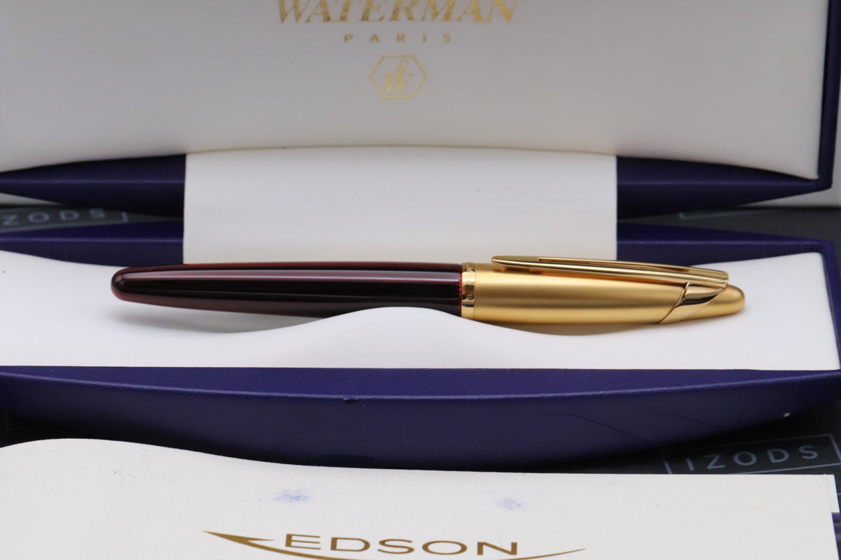 Waterman Edson Ruby Red Rollerball Pen