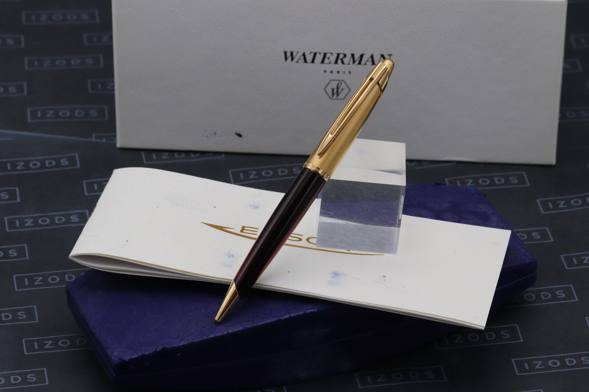 Waterman Edson Ruby Red Ballpoint Pen - UNUSED