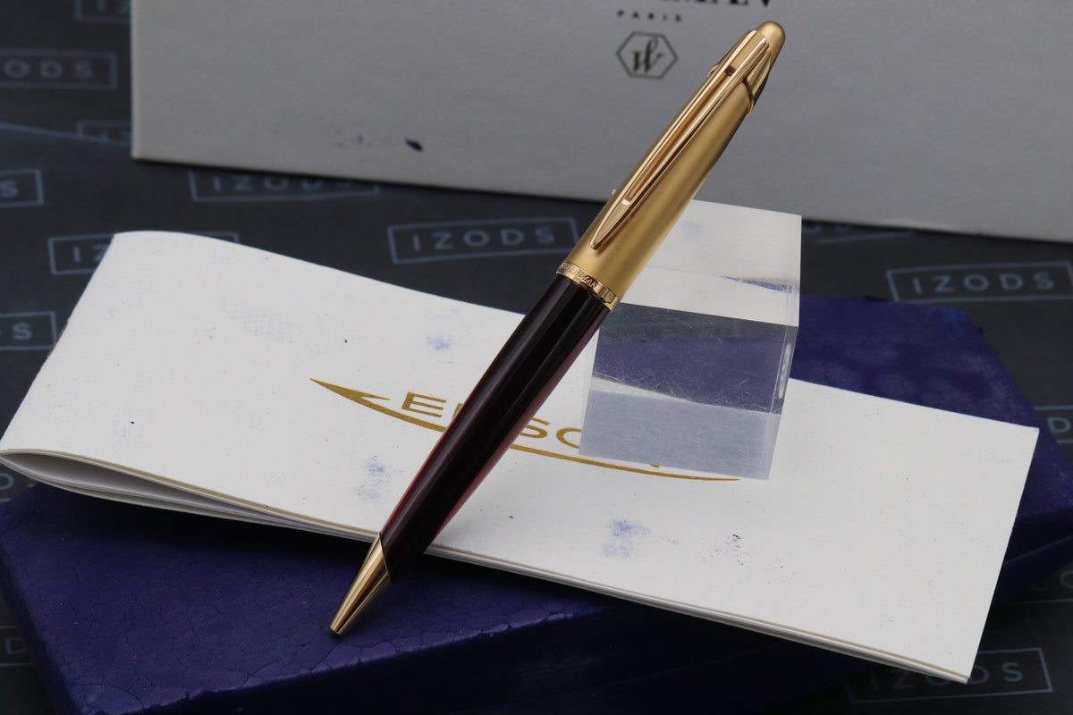 Waterman Edson Ruby Red Ballpoint Pen - UNUSED