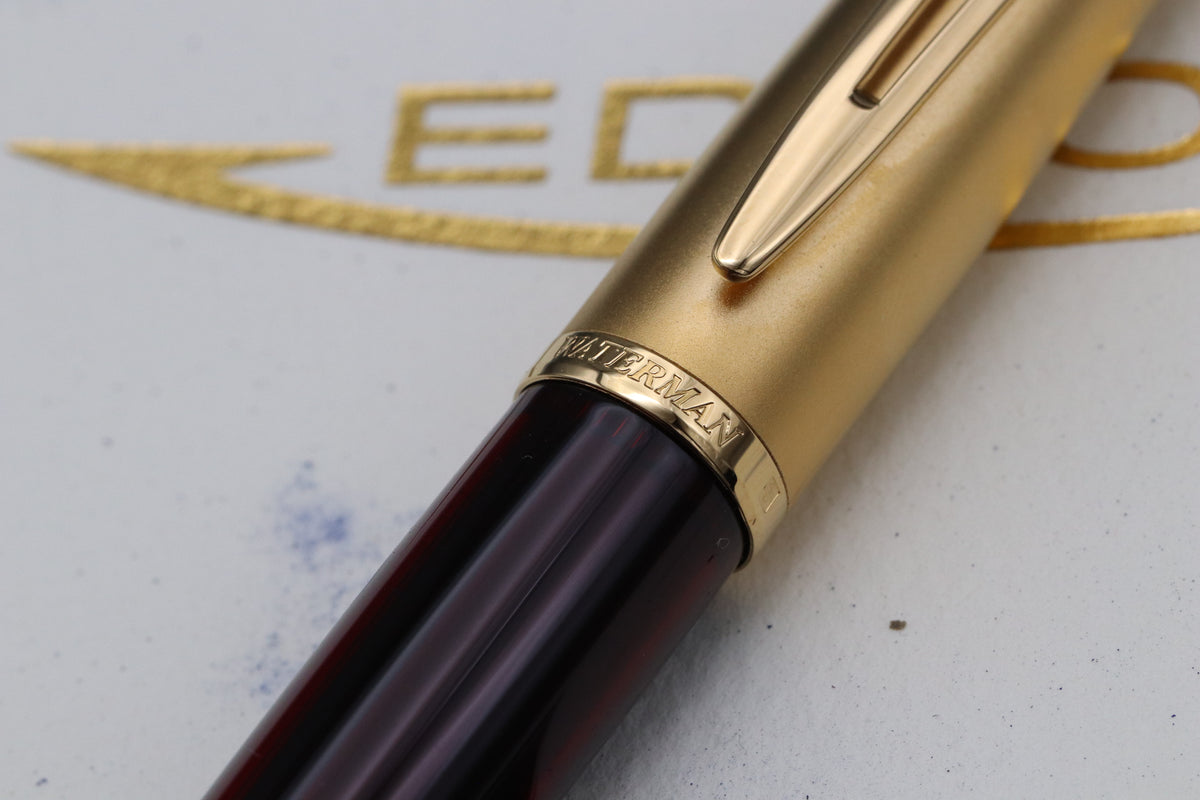 Waterman Edson Ruby Red Ballpoint Pen - UNUSED