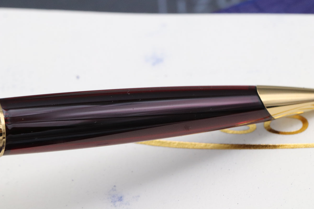 Waterman Edson Ruby Red Ballpoint Pen - UNUSED
