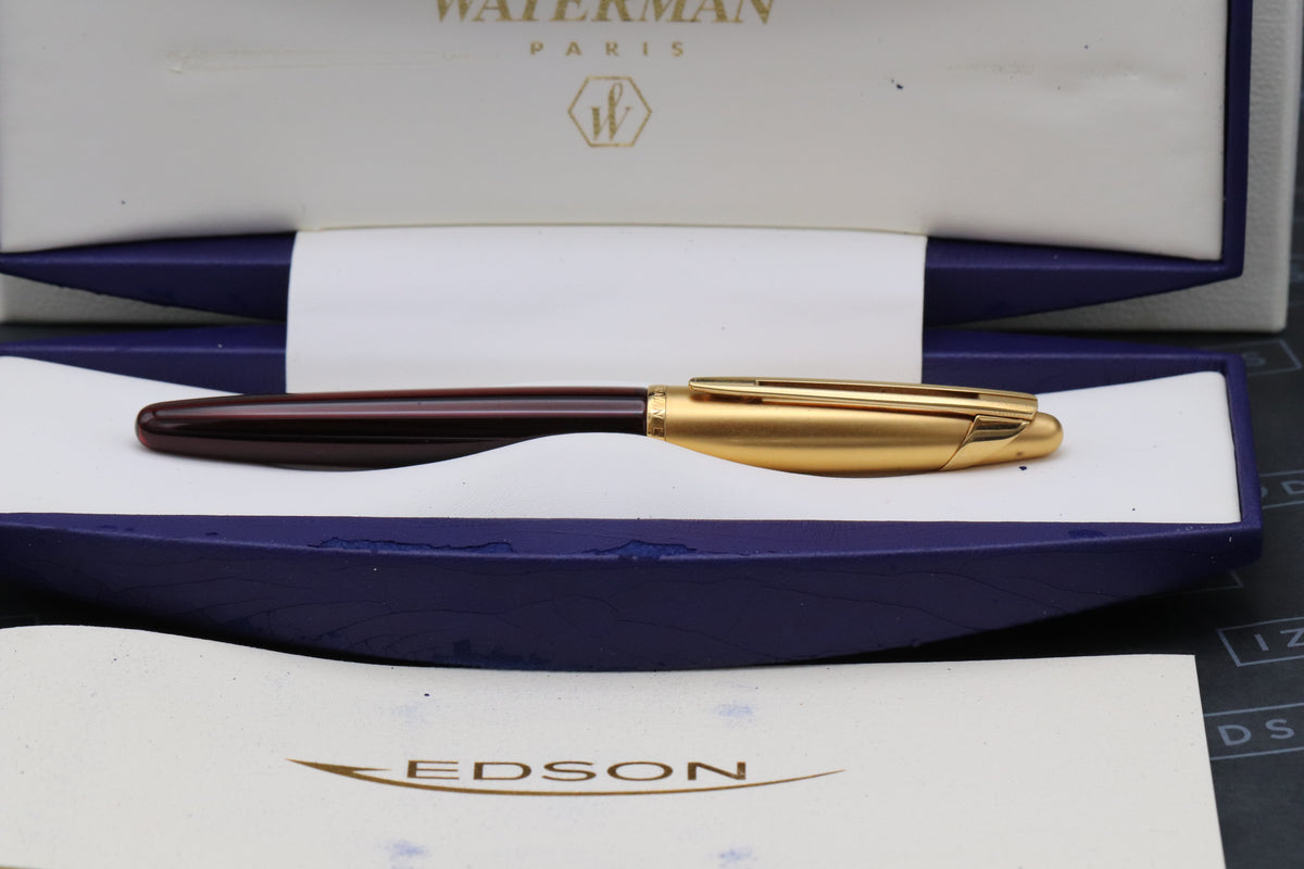 Waterman Edson Ruby Red Fountain Pen