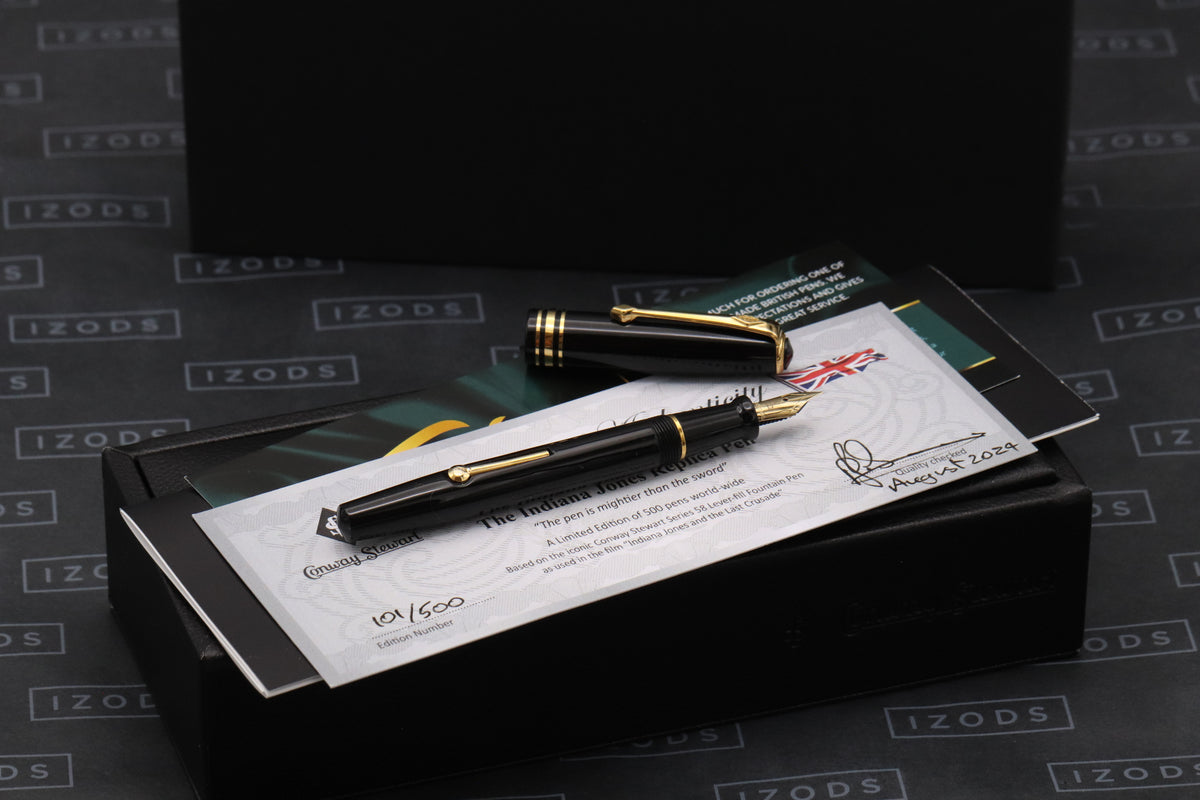 Conway Stewart Series 58 Indiana Jones LE500 Lever Fill Fountain Pen - DIPPED I