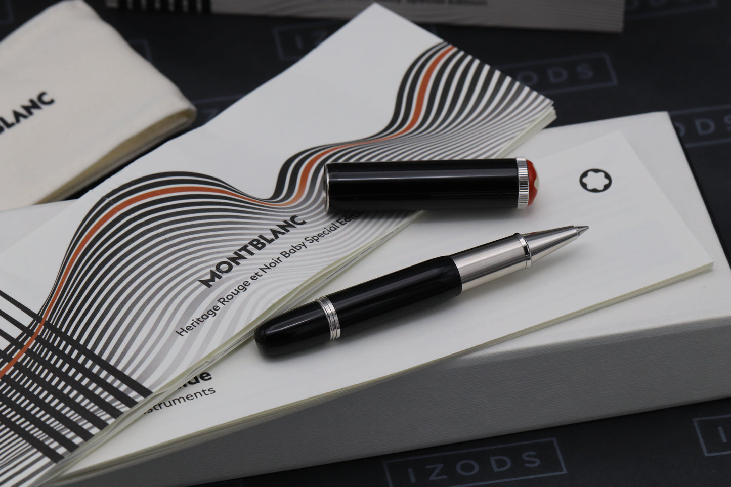 Montblanc Heritage Rouge et Noir Baby Black Rollerball Pen - UNUSED