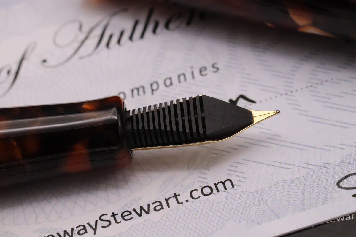 Conway Stewart Winston Classic Brown Fountain Pen - UNUSED - EF Nib