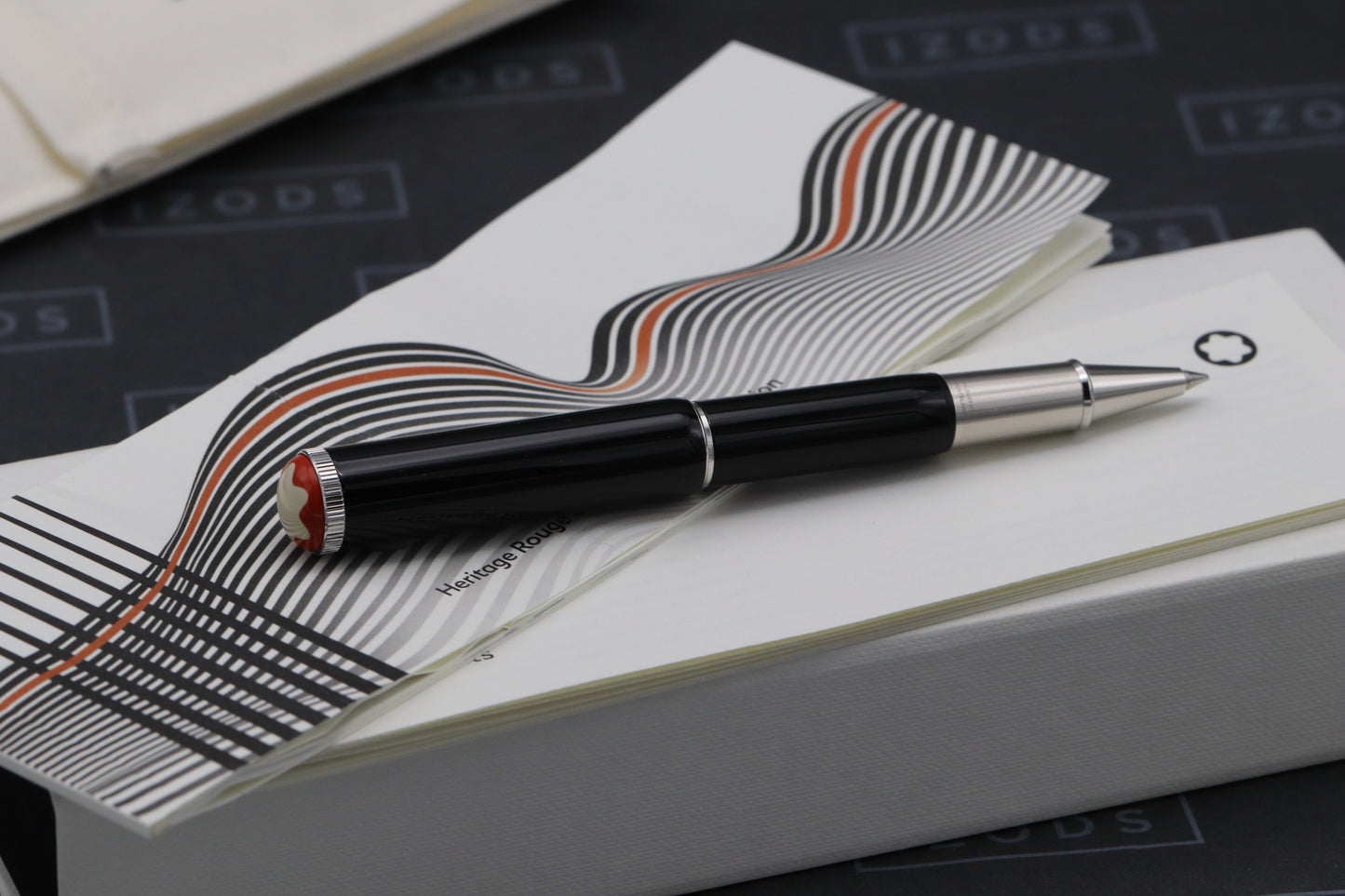 Montblanc Heritage Rouge et Noir Baby Black Rollerball Pen - UNUSED