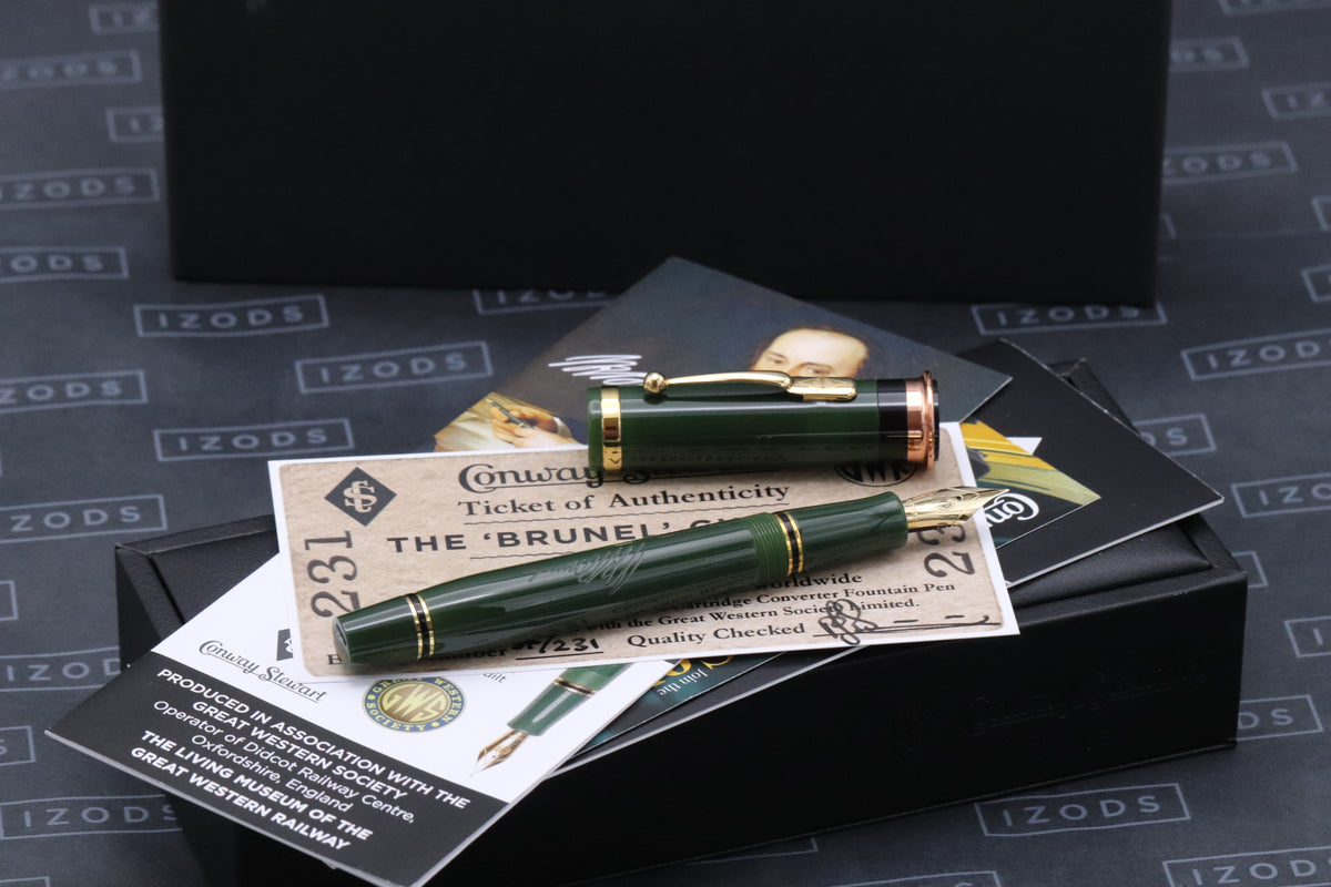 Conway Stewart The Brunel Great Western Railway LE231 Fountain Pen - UNUSED