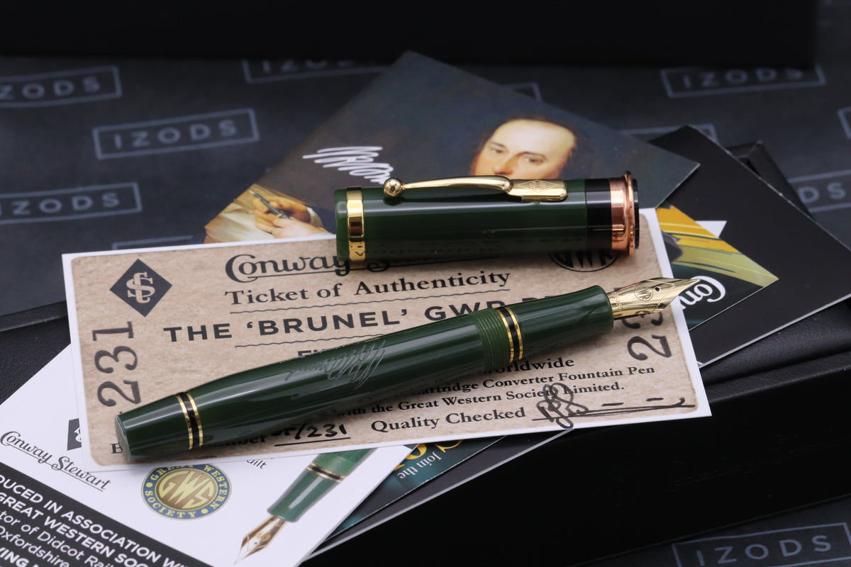 Conway Stewart The Brunel Great Western Railway LE231 Fountain Pen - UNUSED