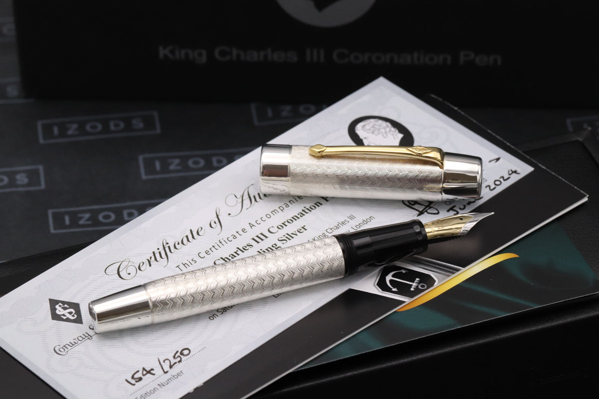 Conway Stewart King Charles II Sterling Silver LE250 Fountain Pen