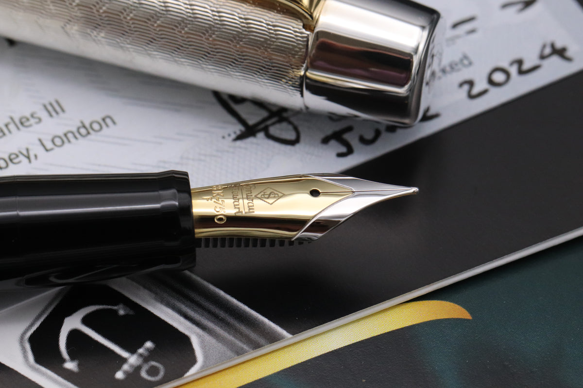 Conway Stewart King Charles II Sterling Silver LE250 Fountain Pen