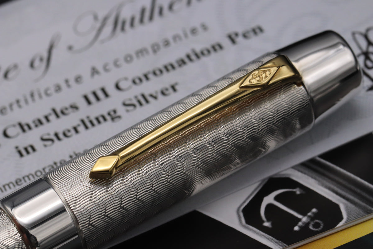Conway Stewart King Charles II Sterling Silver LE250 Fountain Pen