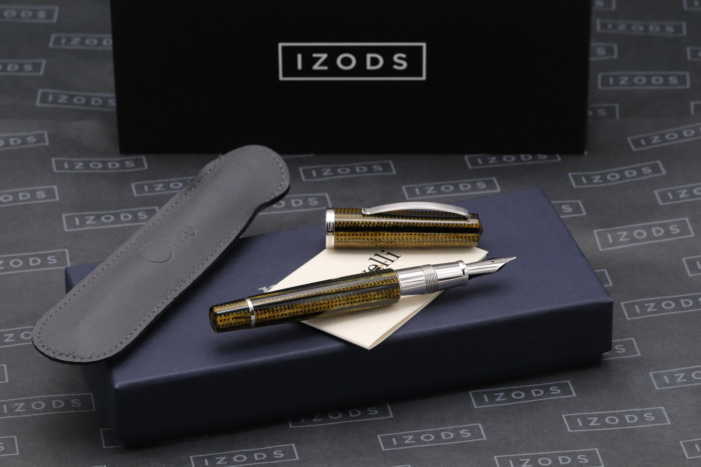 Omas Bologna 80th Anniversary Burkina Celluloid Fountain Pen - UNUSED
