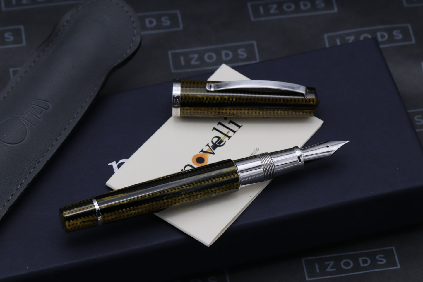 Omas Bologna 80th Anniversary Burkina Celluloid Fountain Pen - UNUSED