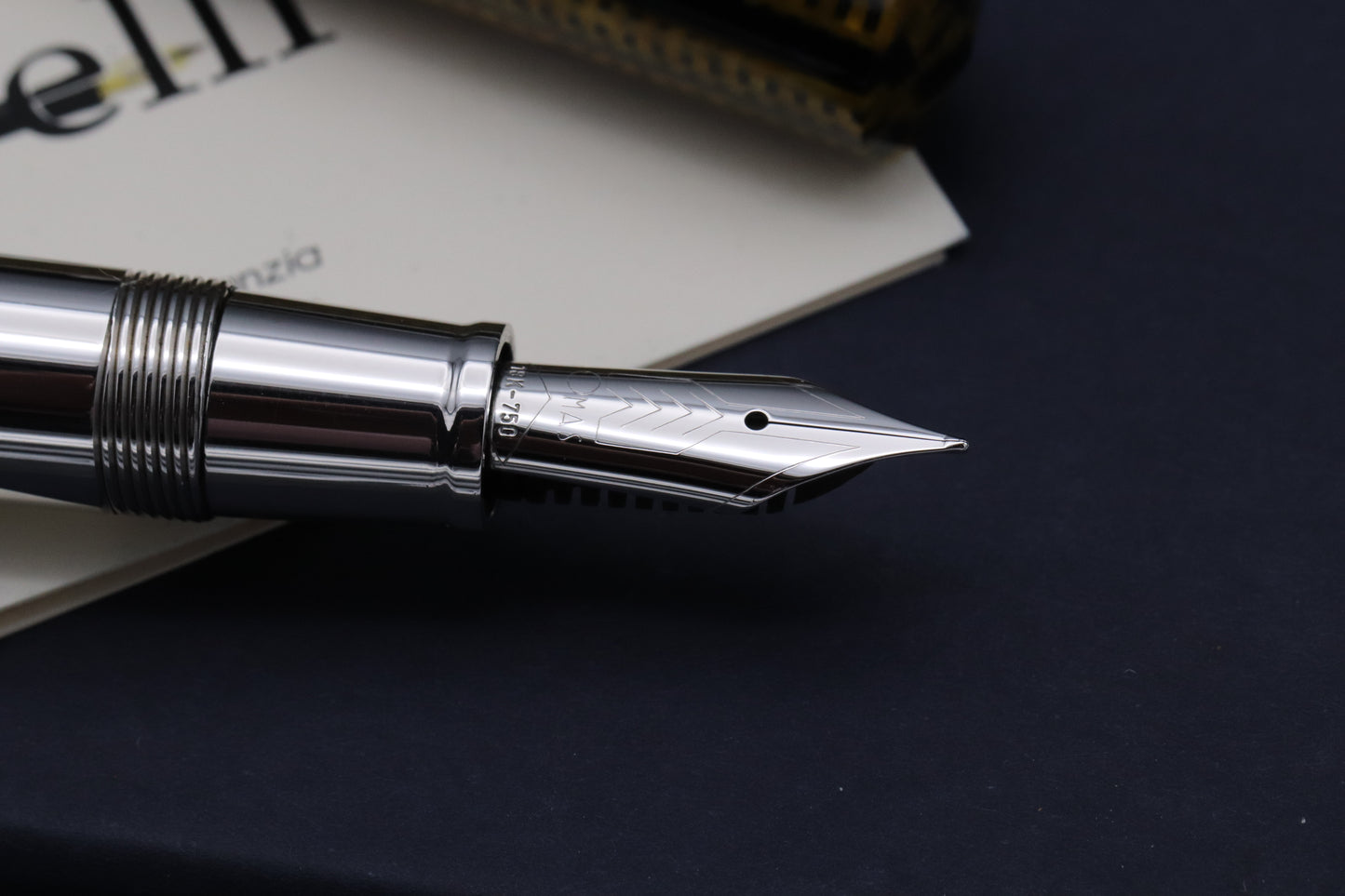 Omas Bologna 80th Anniversary Burkina Celluloid Fountain Pen - UNUSED