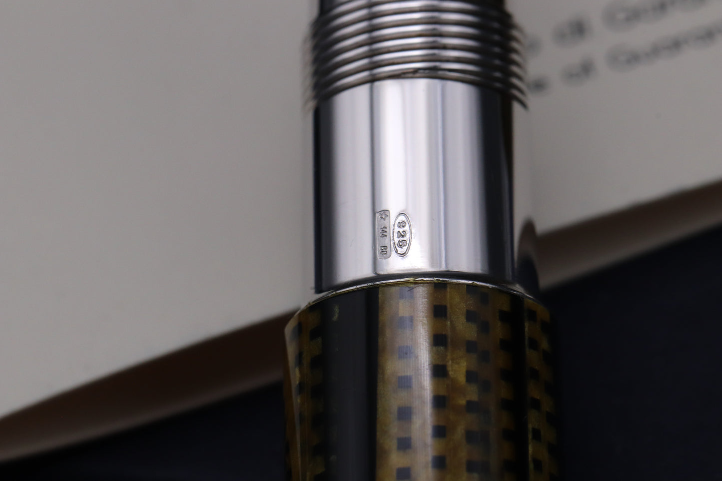 Omas Bologna 80th Anniversary Burkina Celluloid Fountain Pen - UNUSED