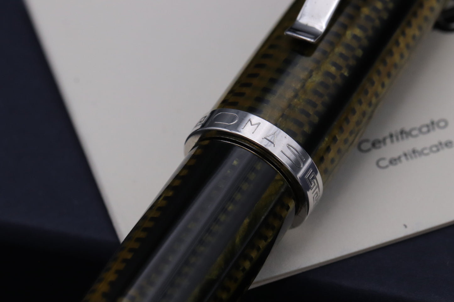 Omas Bologna 80th Anniversary Burkina Celluloid Fountain Pen - UNUSED