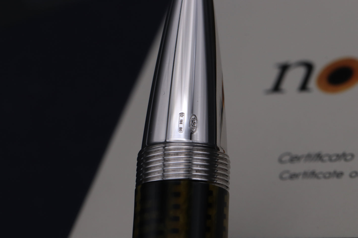 Omas Bologna 80th Anniversary Burkina Celluloid Rollerball Pen - UNUSED