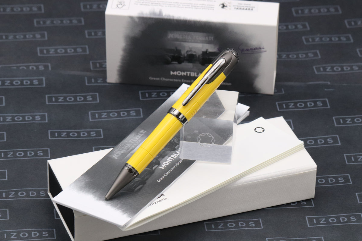 Montblanc Great Characters Enzo Ferrari Special Edition Giallo Modena Ballpoint Pen - UNUSED (Copy)