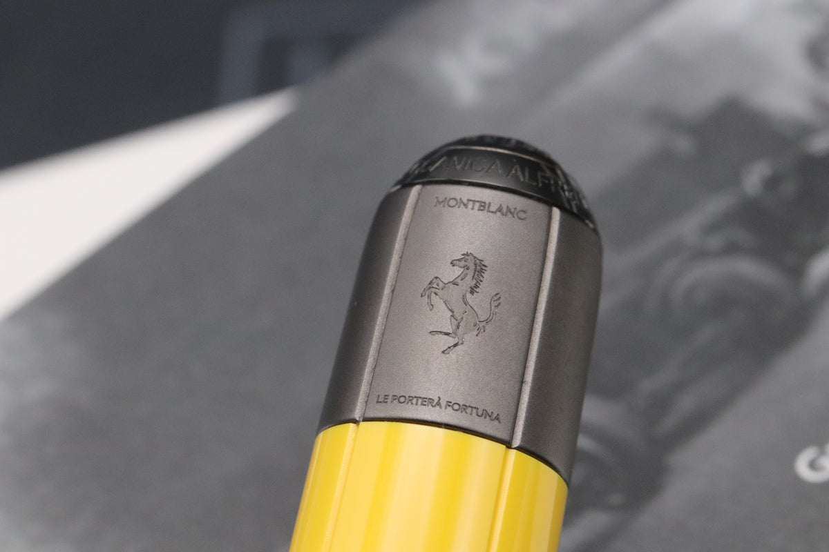 Montblanc Great Characters Enzo Ferrari Special Edition Giallo Modena Ballpoint Pen - UNUSED (Copy)