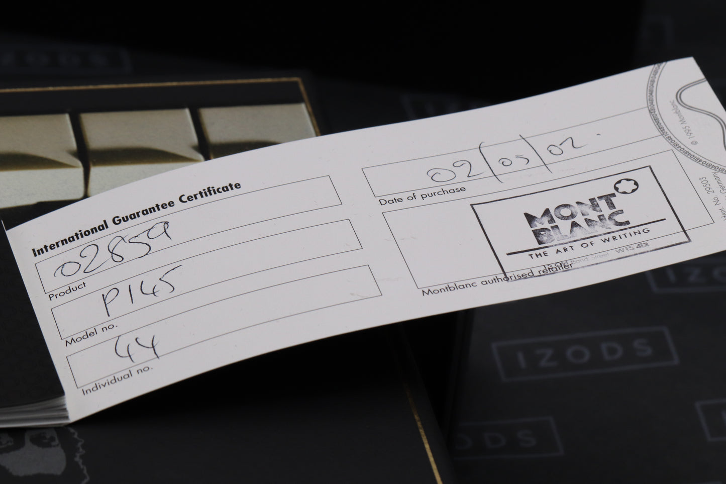 Montblanc Meisterstuck Chopin Classique Platinum Line Fountain Pen - UNUSED