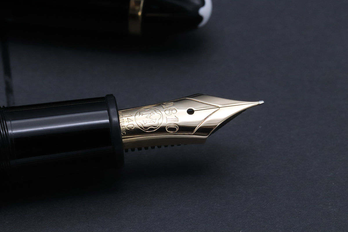 Montblanc Meisterstuck 146 LeGrand Gold Coated Fountain Pen - EF Monotone Nib