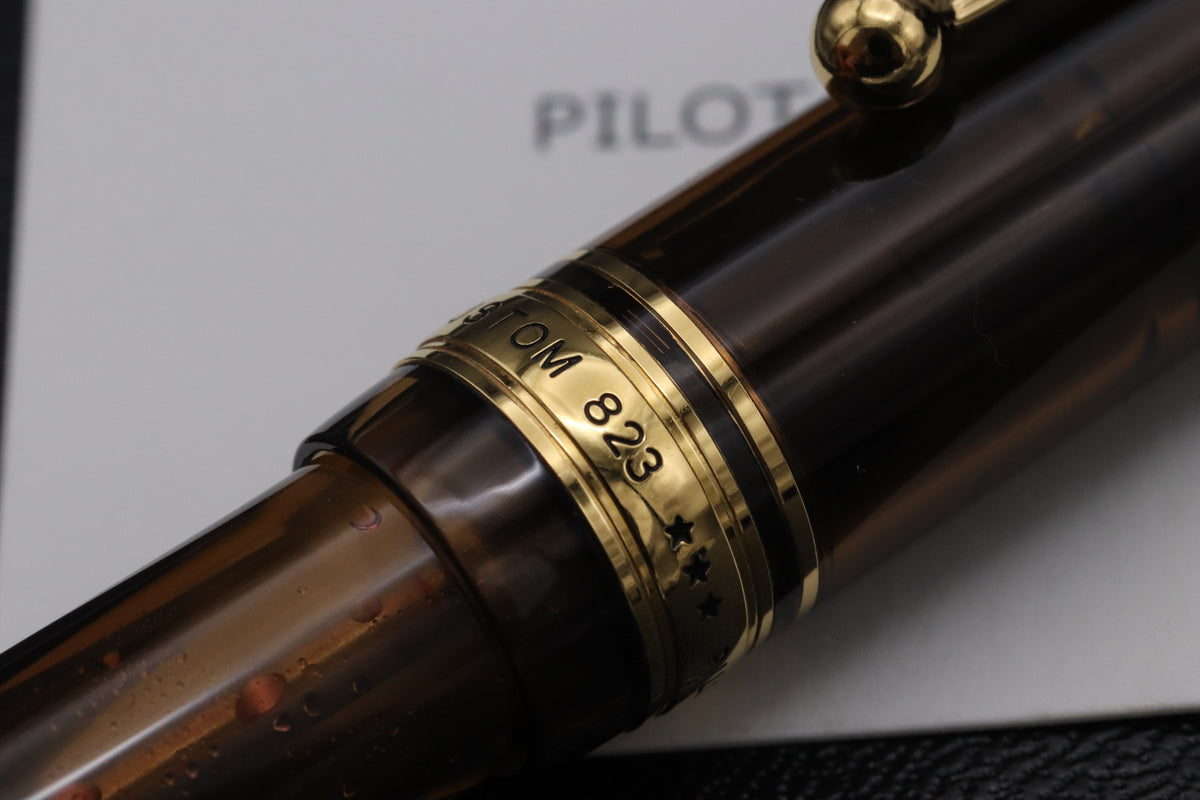 Pilot Custom 823 Amber Fountain Pen