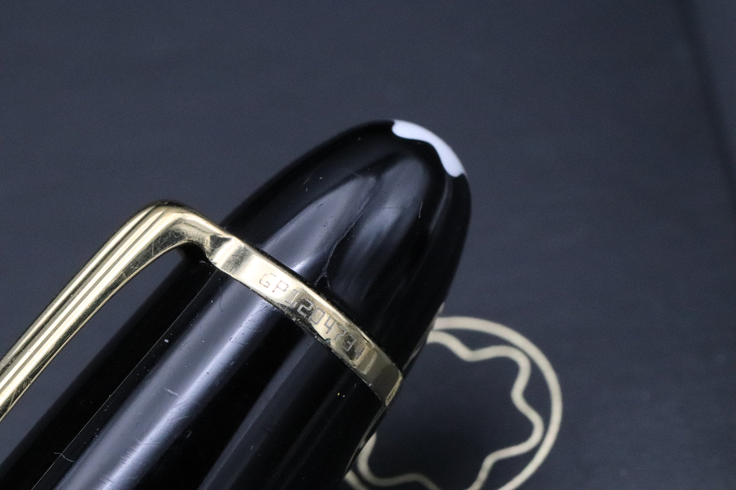 Montblanc Meisterstuck 147 Traveller Gold Coated Fountain Pen