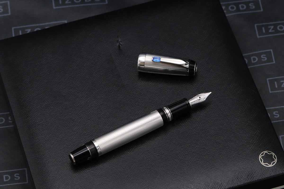 Montblanc Boheme Sterling Silver Bleu Fountain Pen - Serviced by Montblanc September 2026