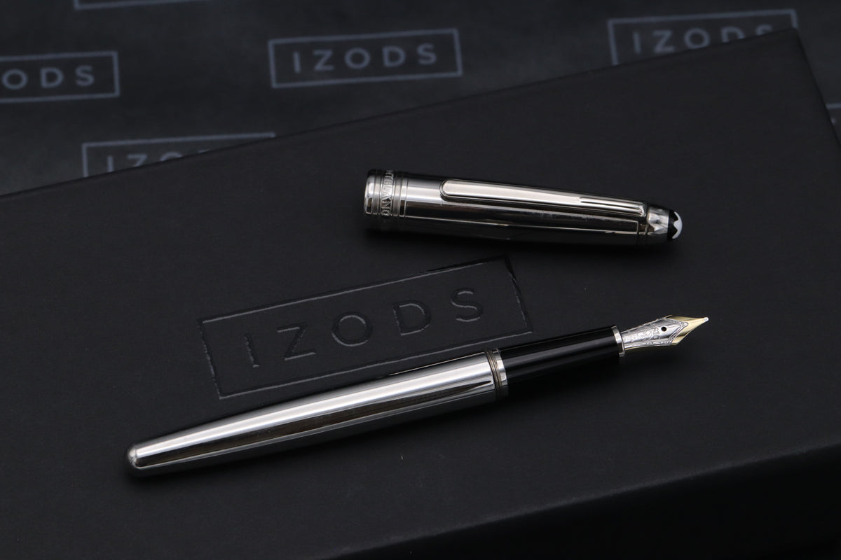 Montblanc Meisterstuck 144 Classique Steel Fountain Pen - Serviced by Montblanc September 2026