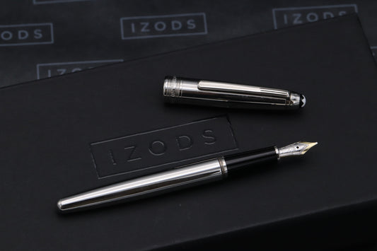 Montblanc Meisterstuck 144 Classique Steel Fountain Pen - Serviced by Montblanc September 2026
