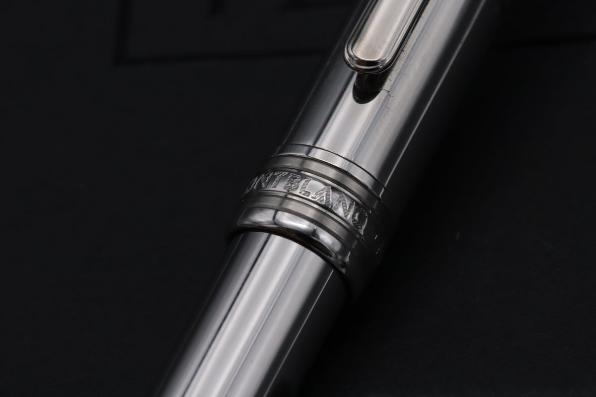 Montblanc Meisterstuck 144 Classique Steel Fountain Pen - Serviced by Montblanc September 2026