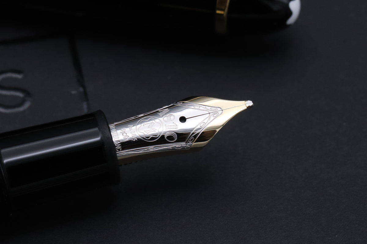 Montblanc Meisterstuck 146 LeGrand Gold Coated Fountain Pen - Broad Nib