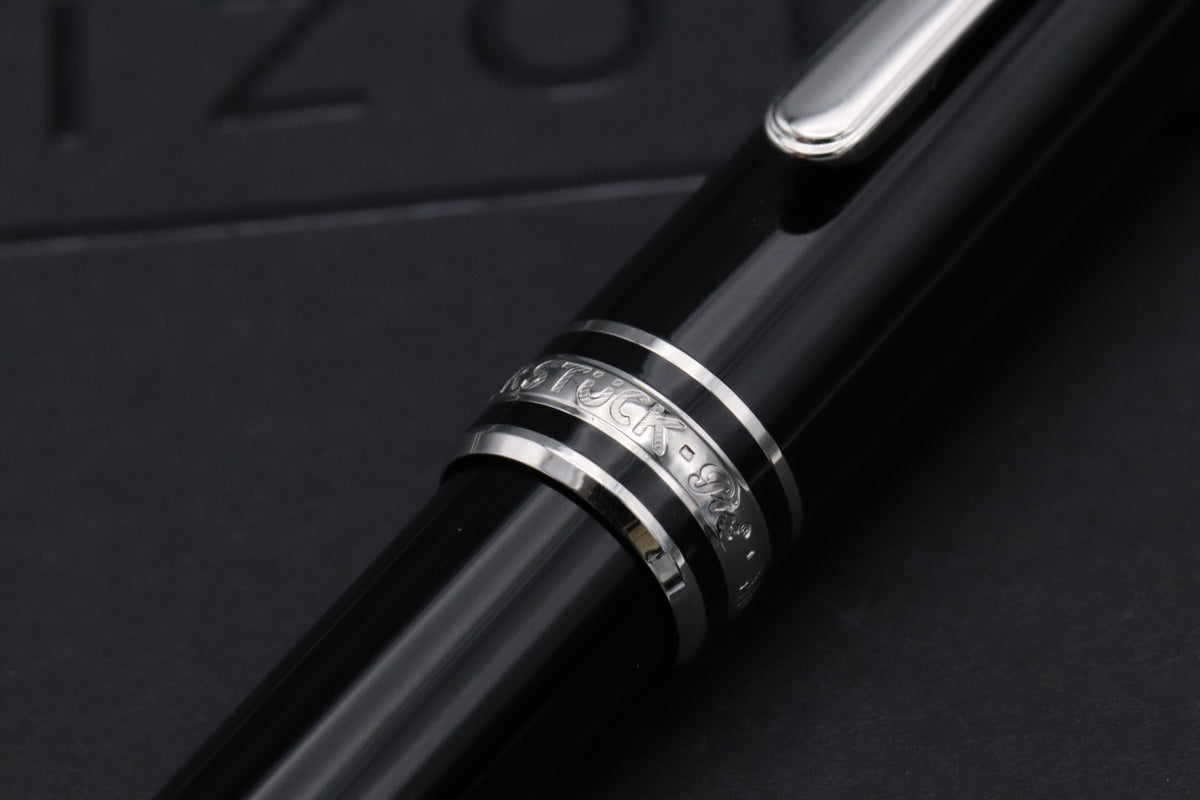 Montblanc Meisterstuck 163 Classique Platinum Coated Rollerball / Fineliner Pen