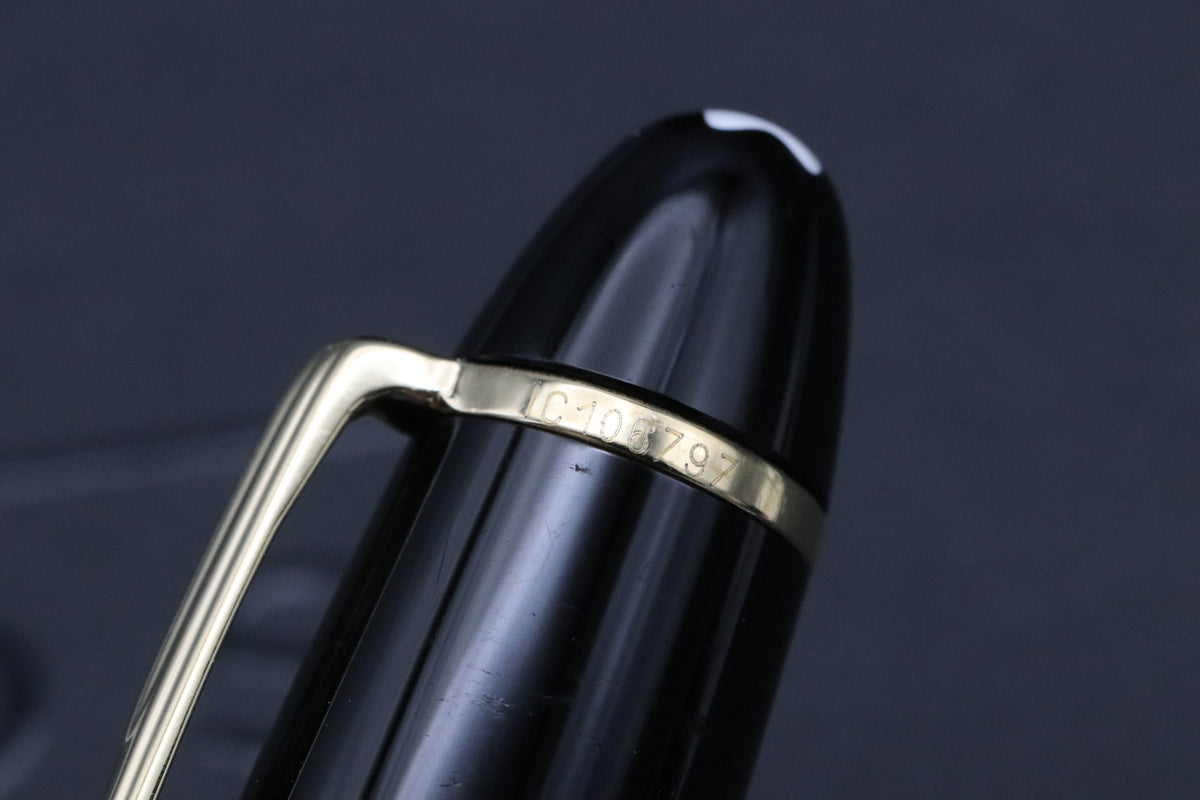 Montblanc Meisterstuck 146 LeGrand Gold Coated Fountain Pen - Serviced by Montblanc July 2026 - Broad Nib