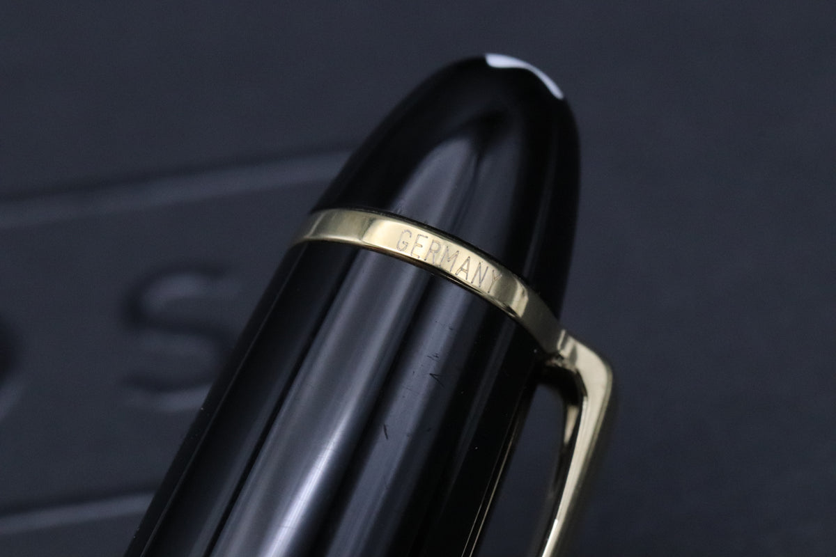 Montblanc Meisterstuck 146 LeGrand Gold Coated Fountain Pen - Serviced by Montblanc July 2026 - Broad Nib