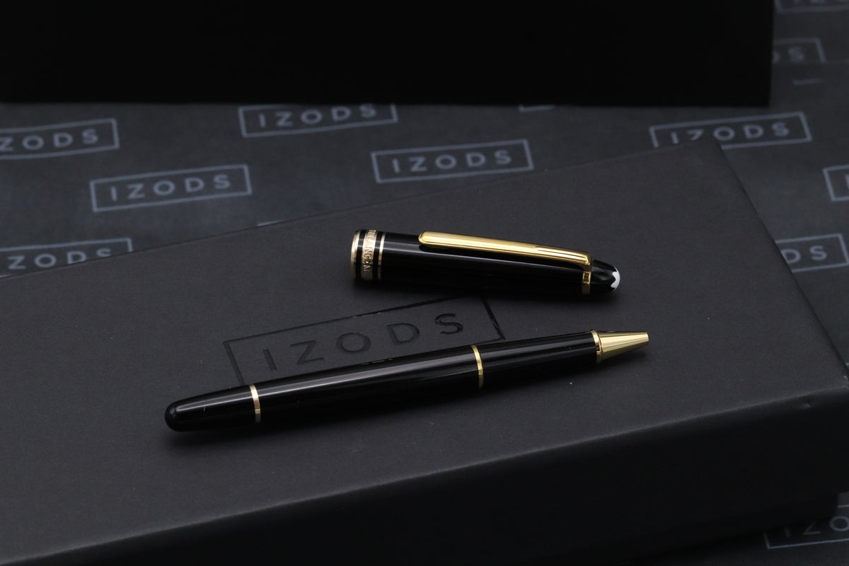 Montblanc Meisterstuck 163 Classique Gold-Coated Rollerball / Fineliner Pen